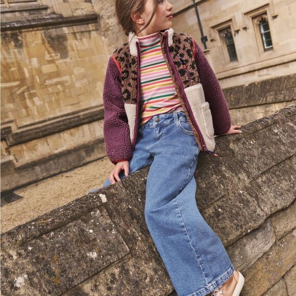 Mini BODEN‎ Wide Leg Pants blue size 10Y NWT in packaging - Picture 3 of 7